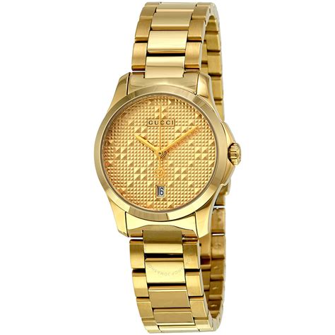 ladies gold gucci watches|stainless steel gucci ladies watches.